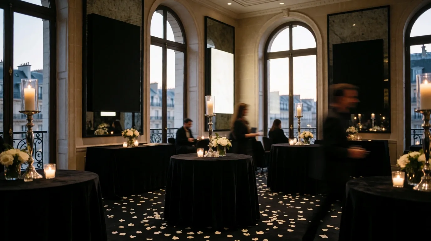Ambiance feutrée du salon Noraventix